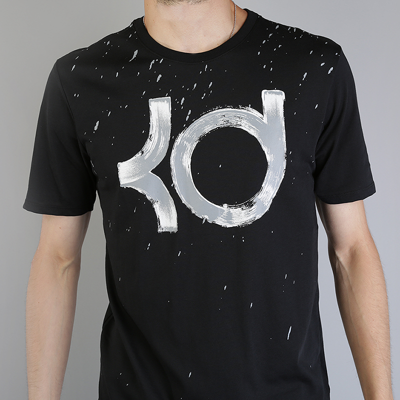 мужская черная футболка Nike Dry KD 932412-010 - цена, описание, фото 2